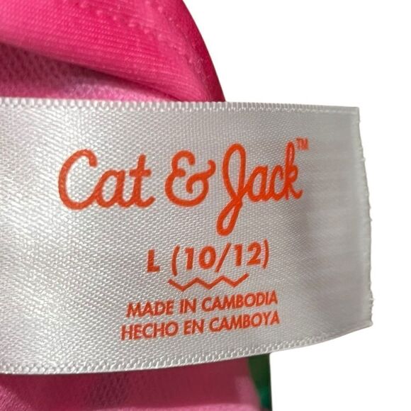 Cat & Jack Girl’s Watermelon Swim Top, Size L 10/12, NWOT - Picture 3 of 4